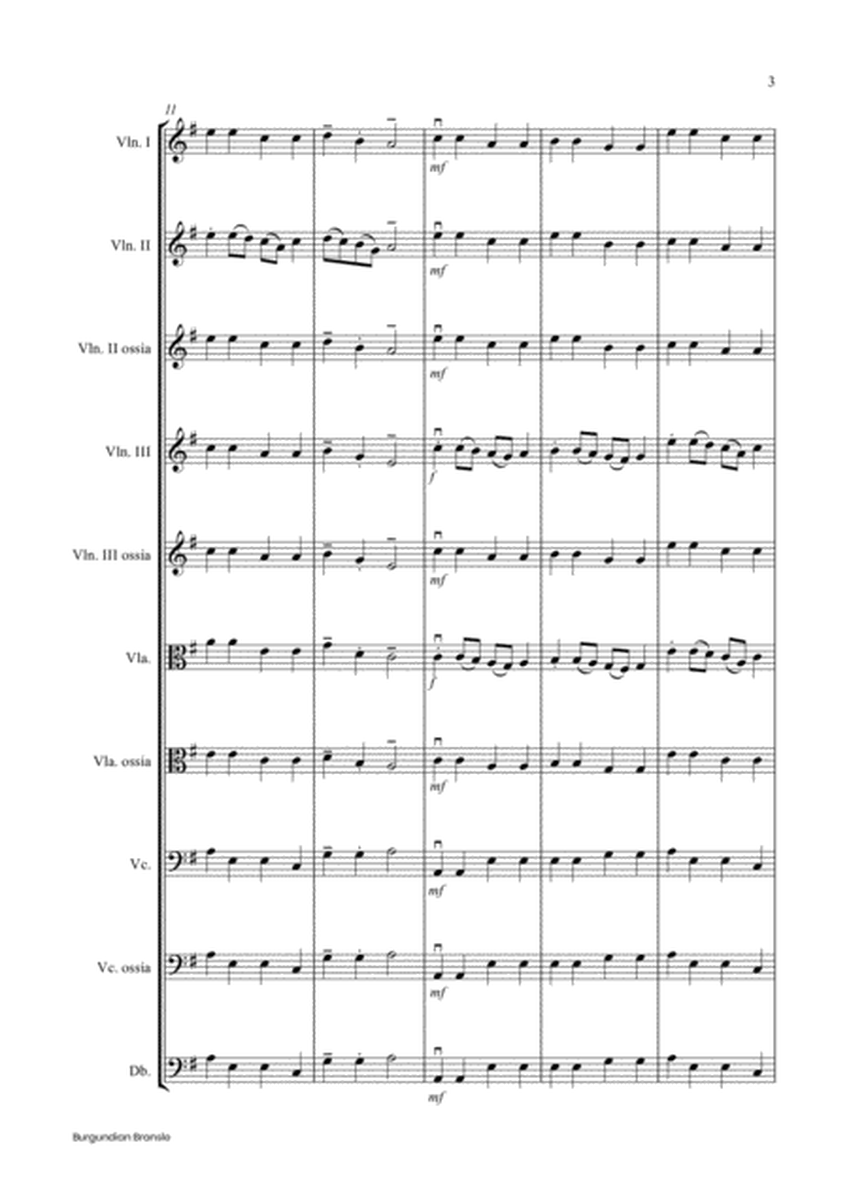 Burgundian Bransle (Flexible string quartet/ensemble) image number null