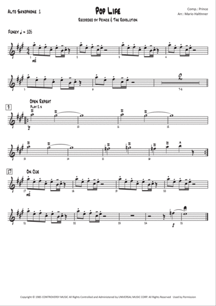 Pop Life Jazz Ensemble scores gallery preview page 4