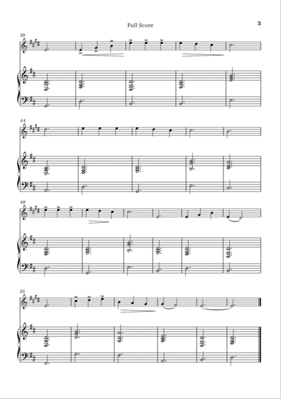 Wonderful, Merciful Savior B-Flat Trumpet scores gallery preview page 3