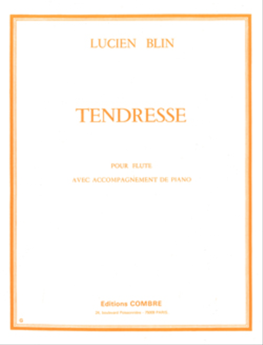 Tendresse Flute Solo scores gallery preview page 1