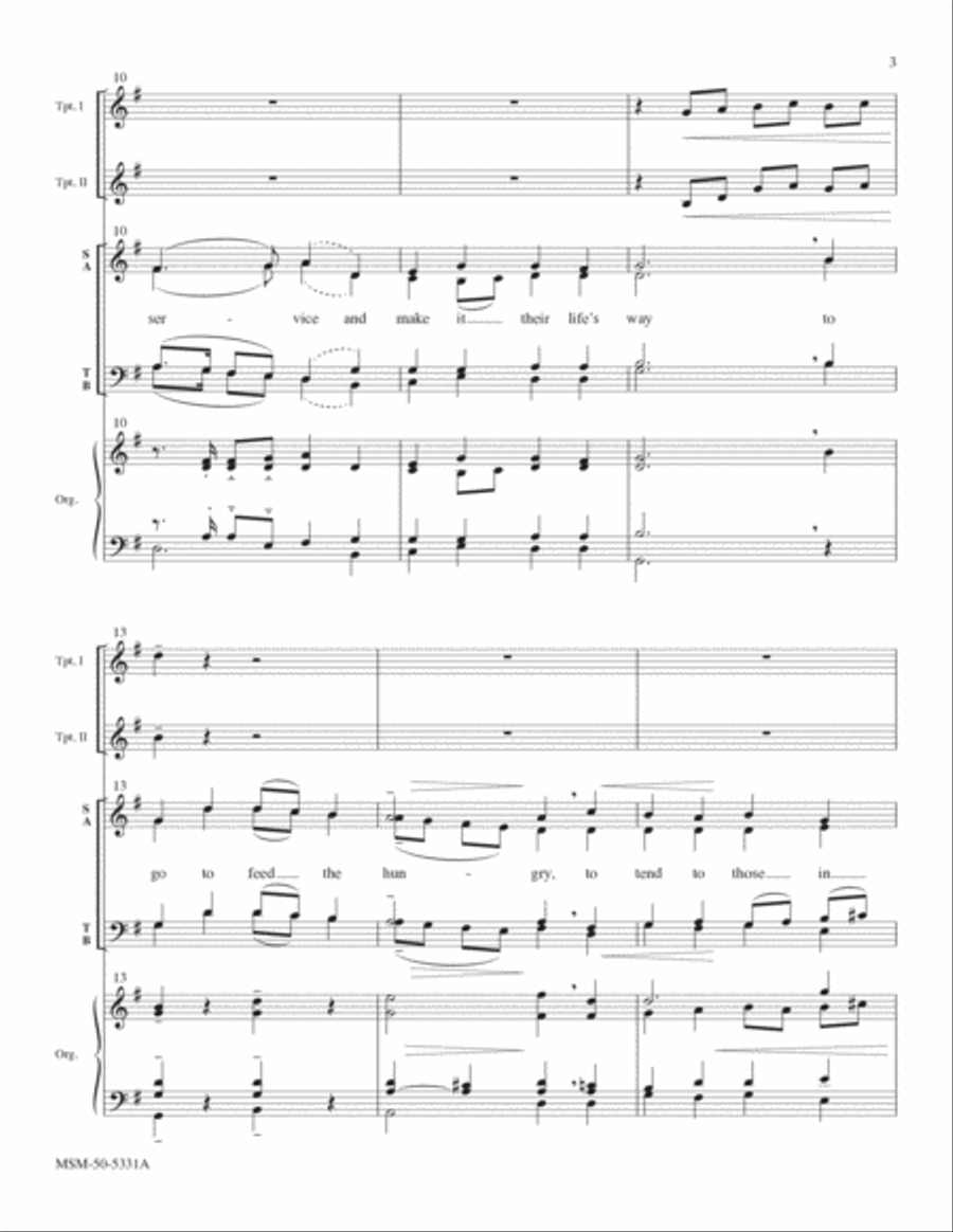 Give Thanks, O Christian People Choir scores gallery preview page 3