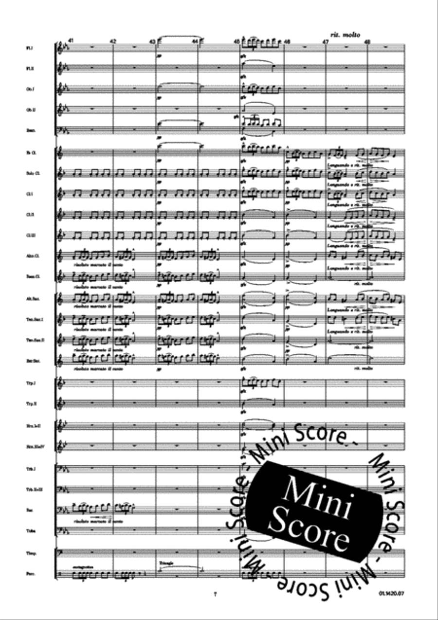 Cadiz Concert Band scores gallery preview page 13