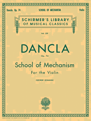 School of Mechanism, Op. 74