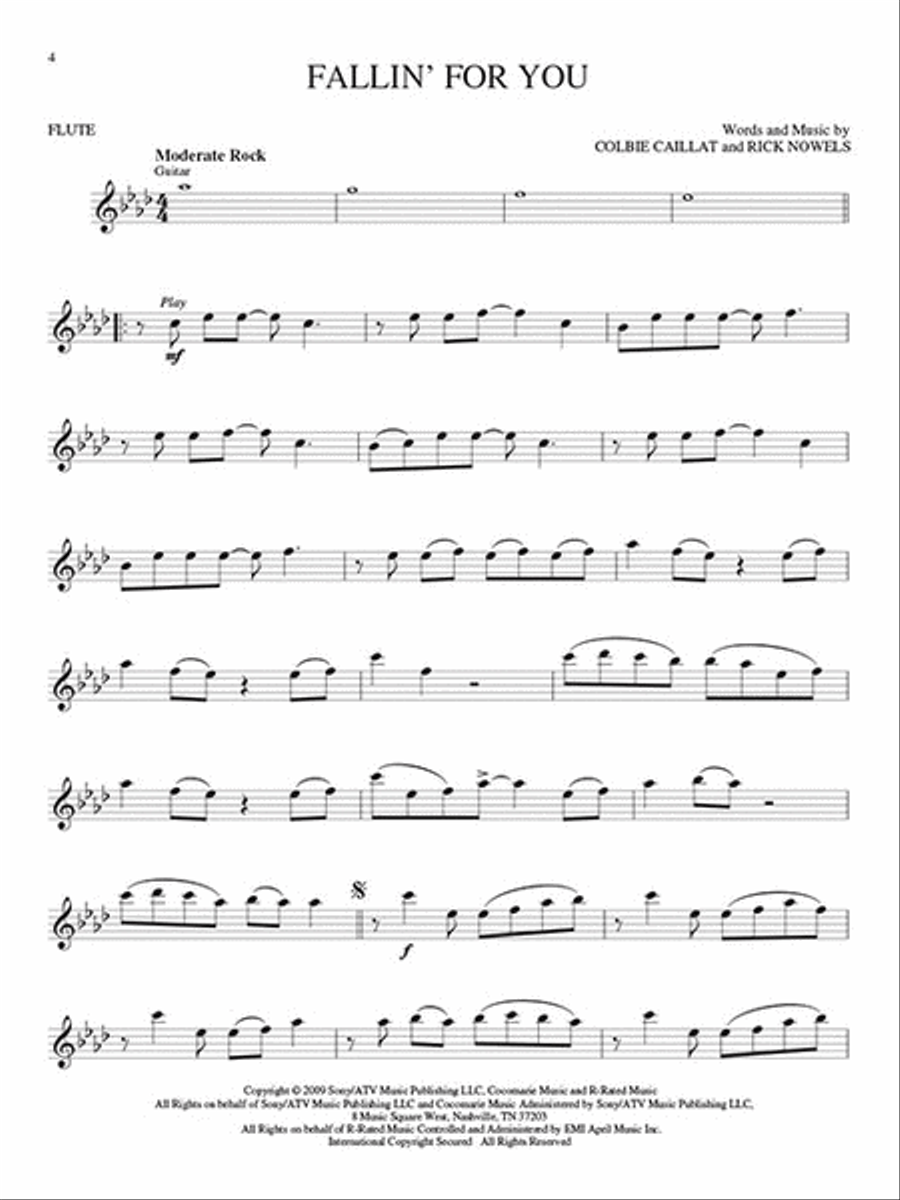 Popular Hits Popular Hits Flute Solo scores gallery preview page 3