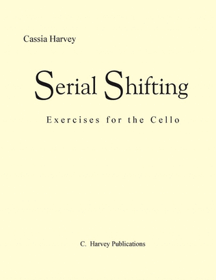 Book cover for Serial Shifting; Exercises for the Cello