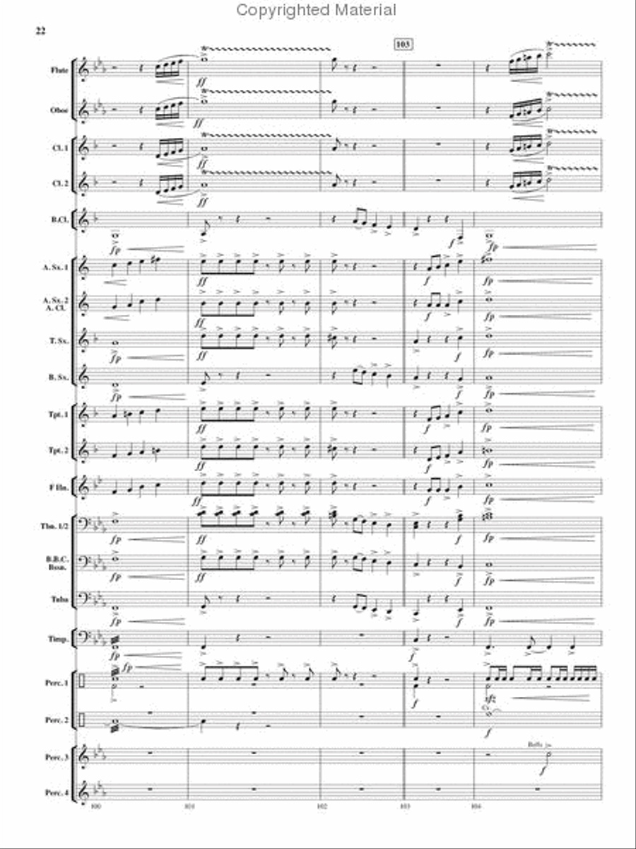 Tempest Rising Concert Band scores gallery preview page 21