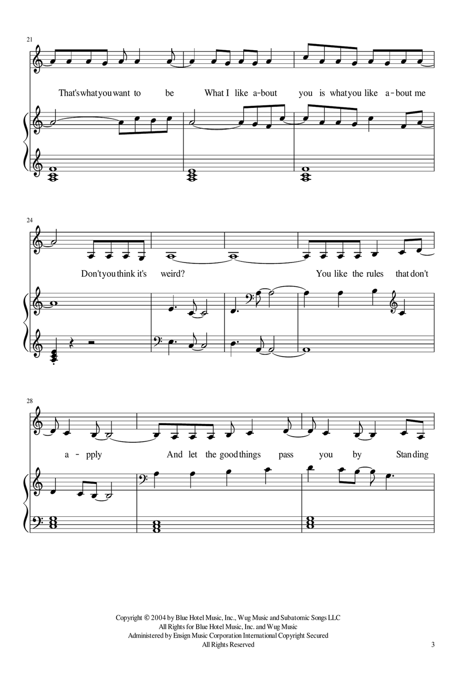 Weird Piano scores gallery preview page 3