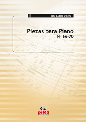 Piezas para Piano No. 66 al 70