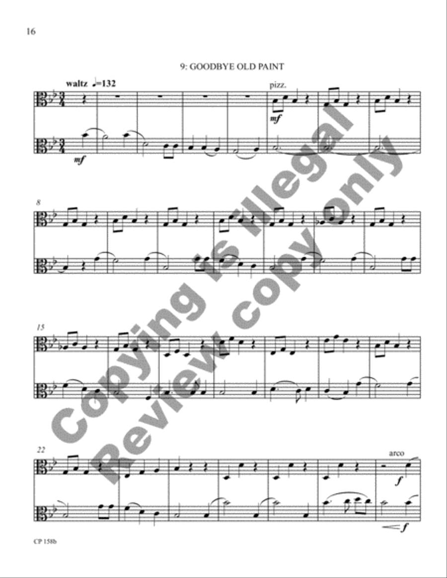 Cowboy Suite (Viola Version) Viola scores gallery preview page 11