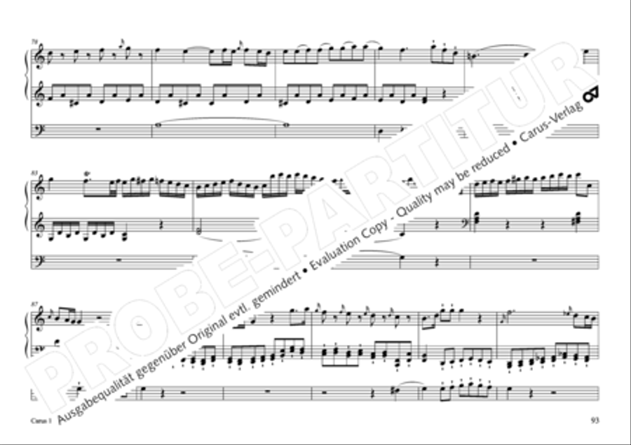 17 Church sonatas 17 Church sonatas Organ Solo scores gallery preview page 94