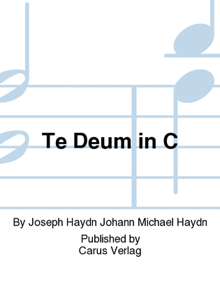 Book cover for Te Deum in C