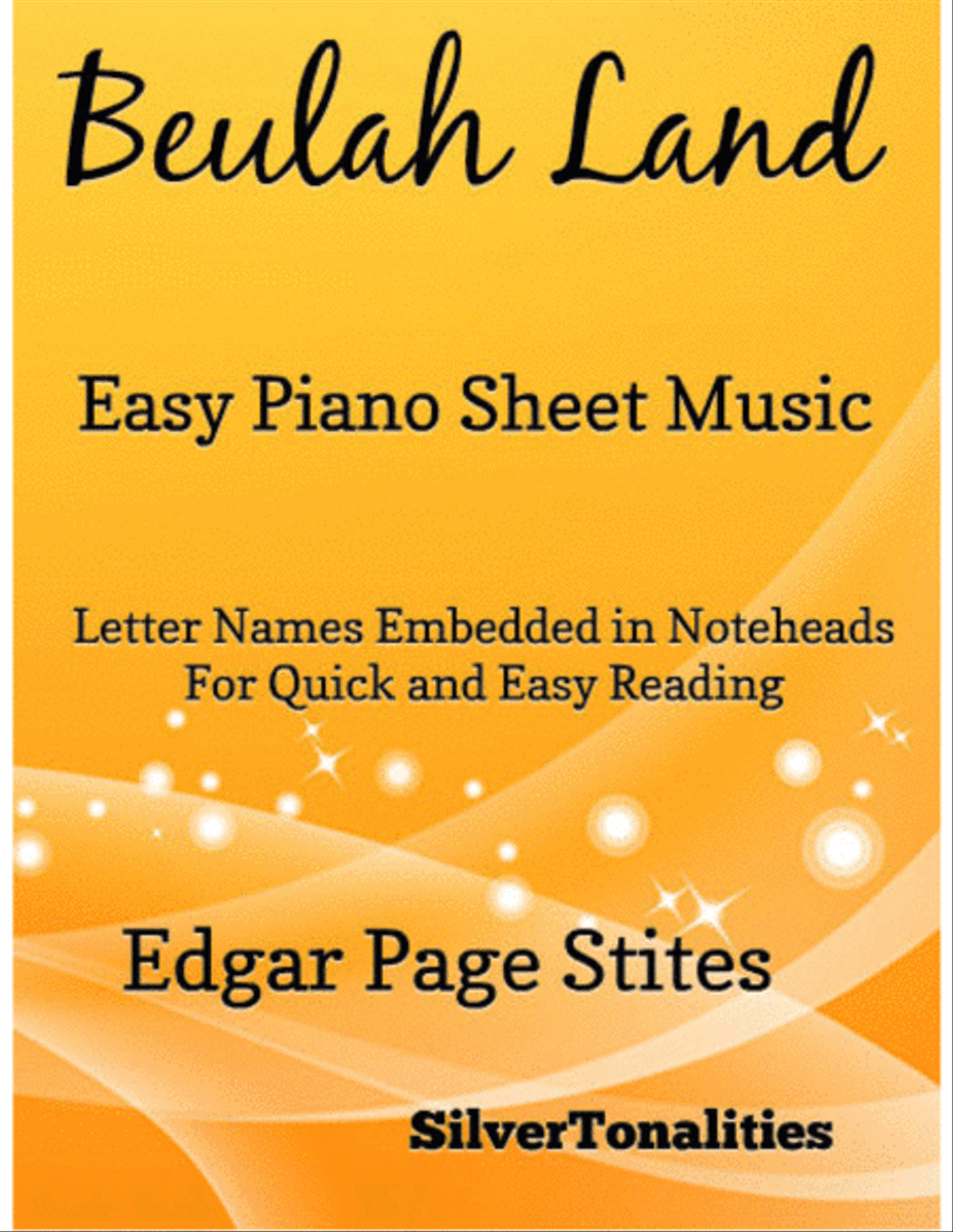 Beulah Land Easy Piano Sheet Music Easy Piano scores gallery preview page 1