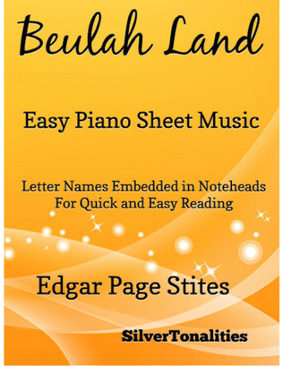 Book cover for Beulah Land Easy Piano Sheet Music