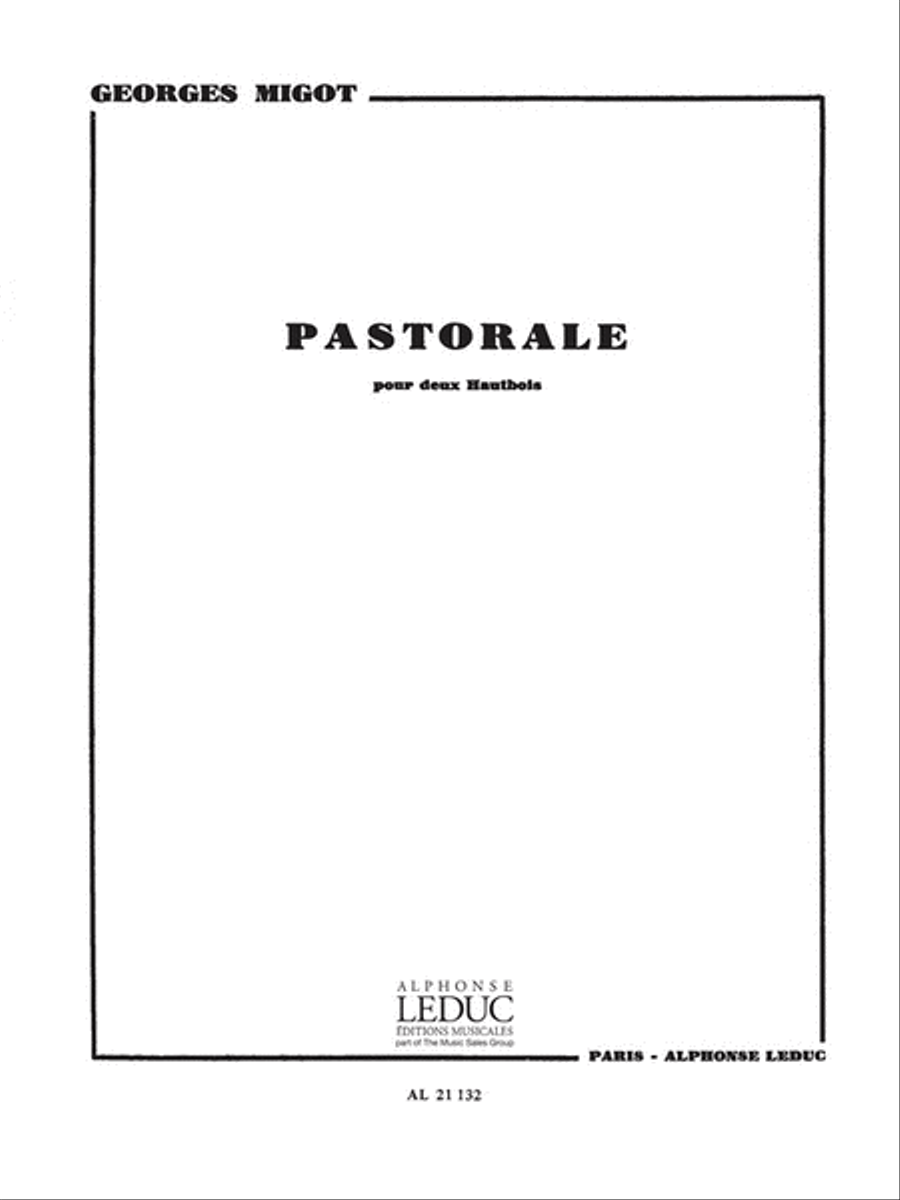 Pastorale (oboes 2) Oboe scores gallery preview page 1