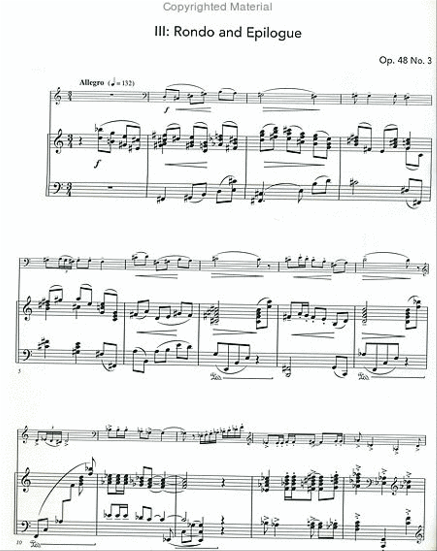 Sonata for Horn Piano Accompaniment scores gallery preview page 5
