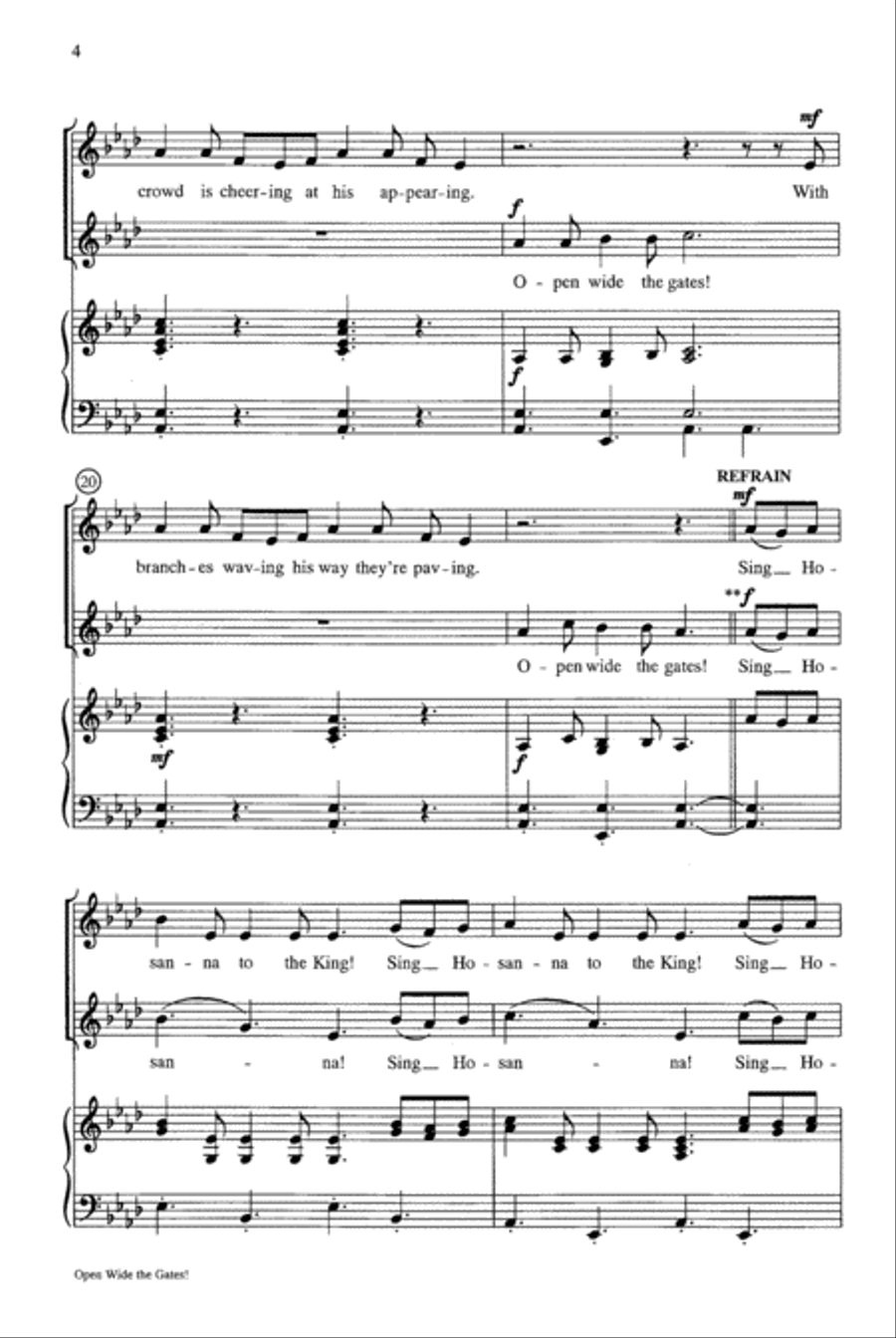 Open Wide the Gates 2-Part scores gallery preview page 4