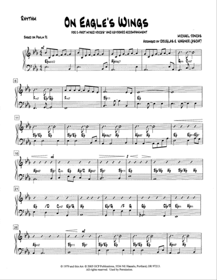On Eagle's Wings 4-Part scores gallery preview page 9