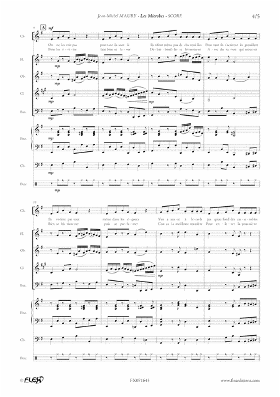 Les Microbes Children's Choir scores gallery preview page 4