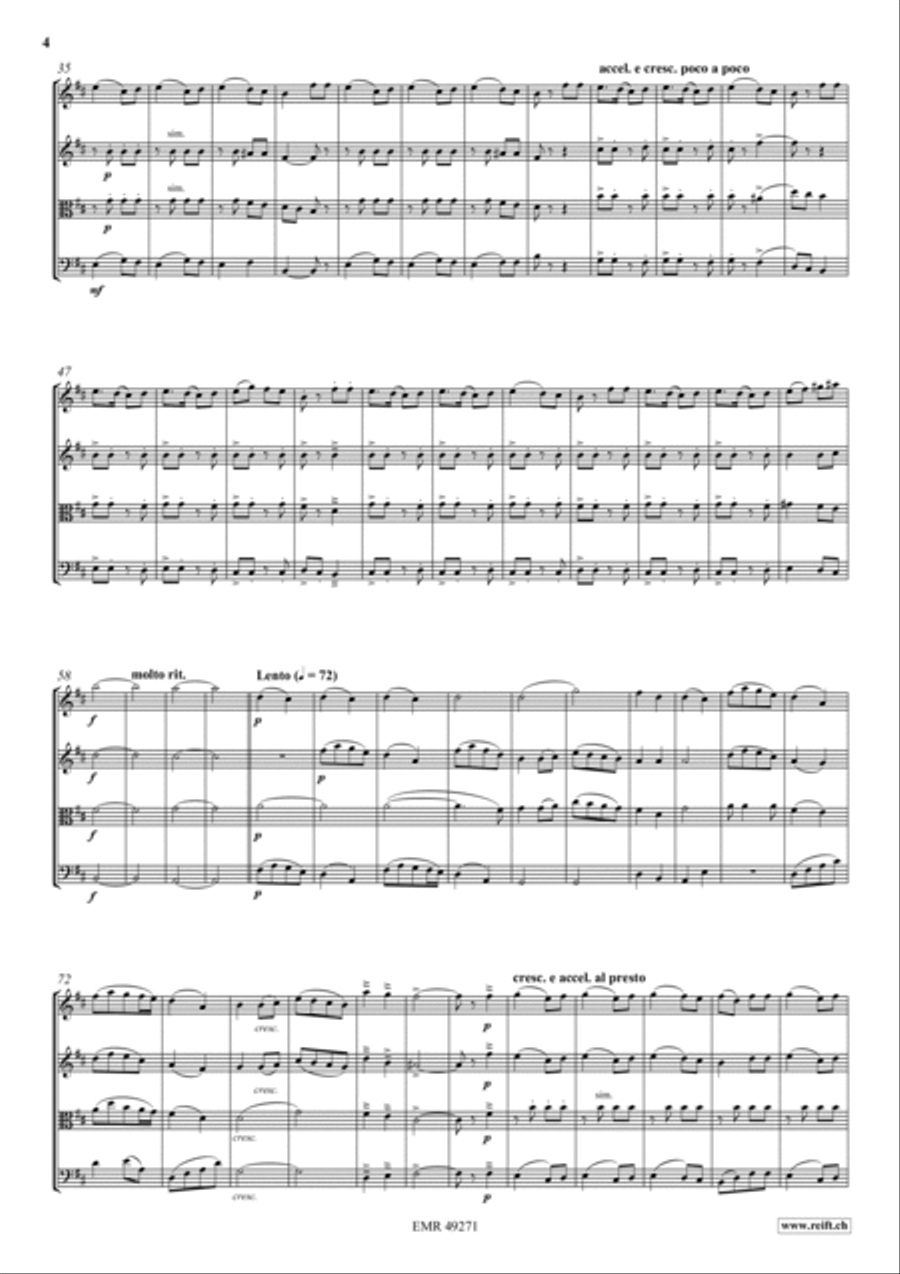 Quartet Album String Quartet scores gallery preview page 3