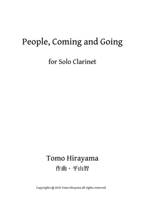 People, Coming and Going for Solo Clarinet