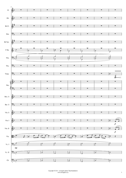 I Believe Today In Tomorrow - Orchestral Score image number null