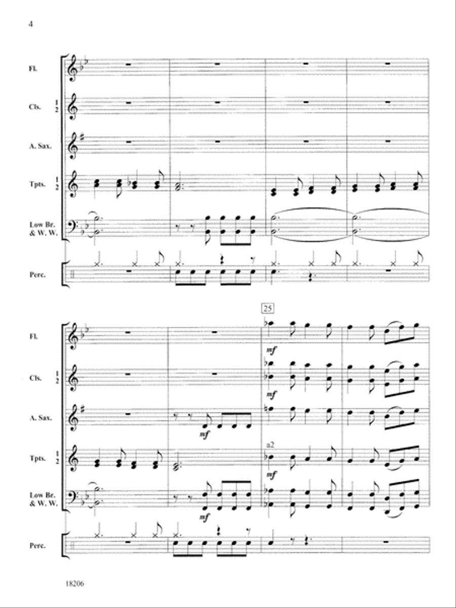 Nothin' but the Blues: Score Concert Band scores gallery preview page 4