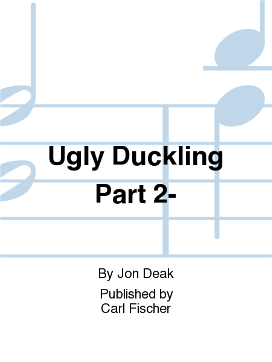 Ugly Duckling Double Bass scores gallery preview page 1