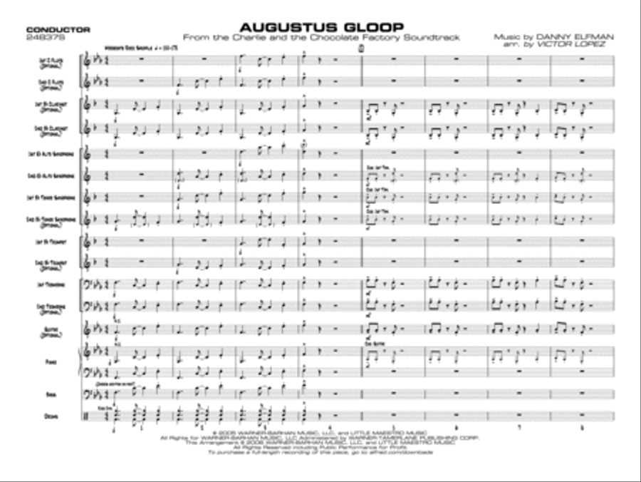 Augustus Gloop Jazz Ensemble scores gallery preview page 2