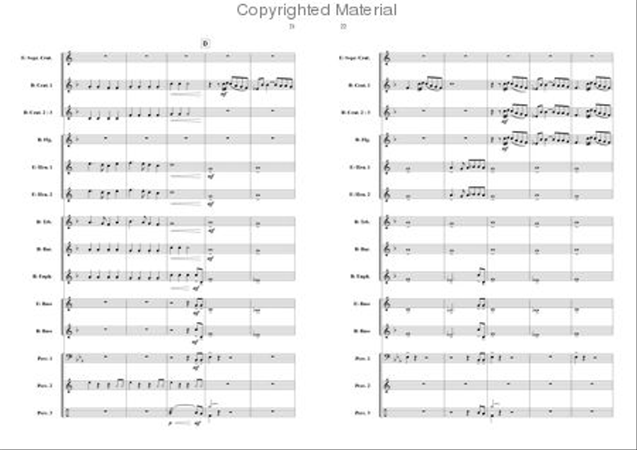 Olympic Dream Brass Band scores gallery preview page 11