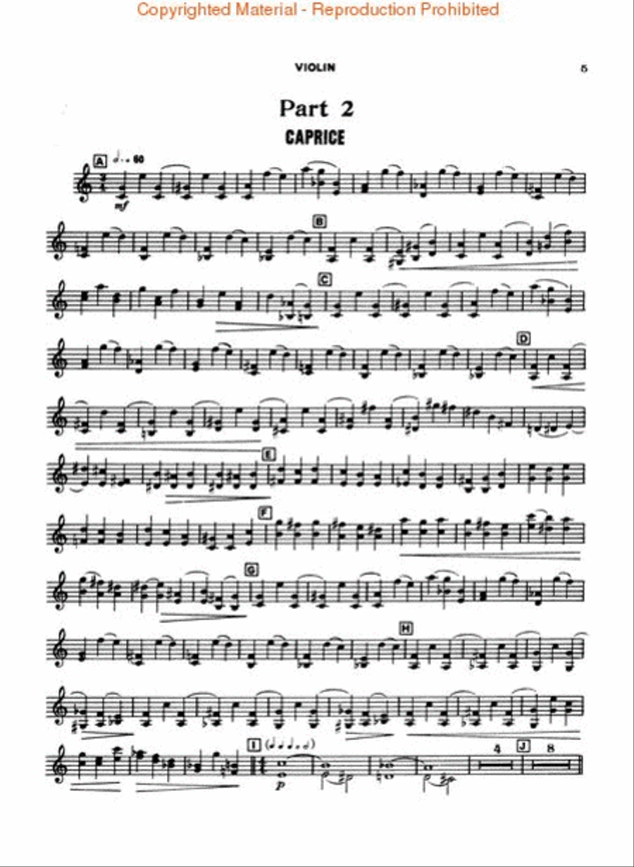 Claude Bolling – Suite for Violin and Jazz Piano Violin scores gallery preview page 3