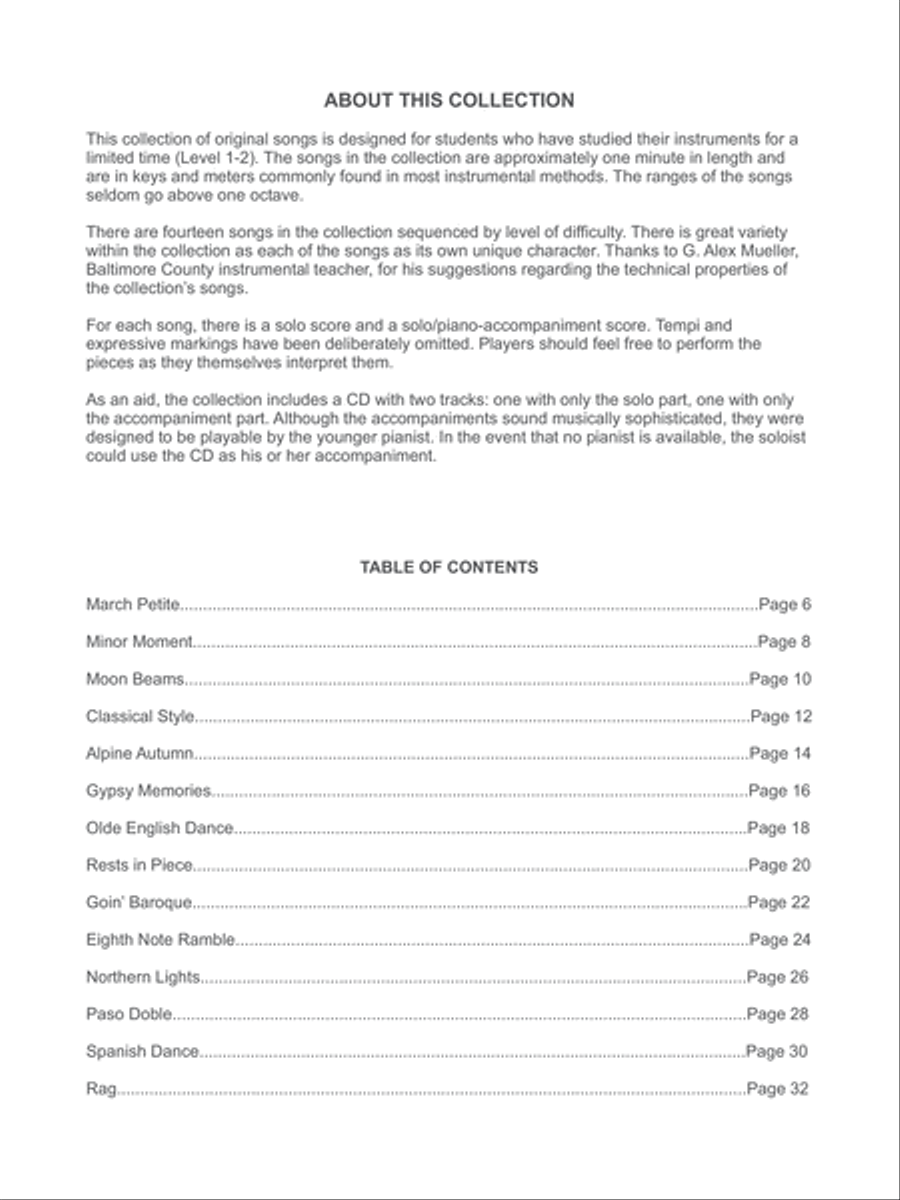 Solo Book for Winds - Trumpet Trumpet Solo scores gallery preview page 2