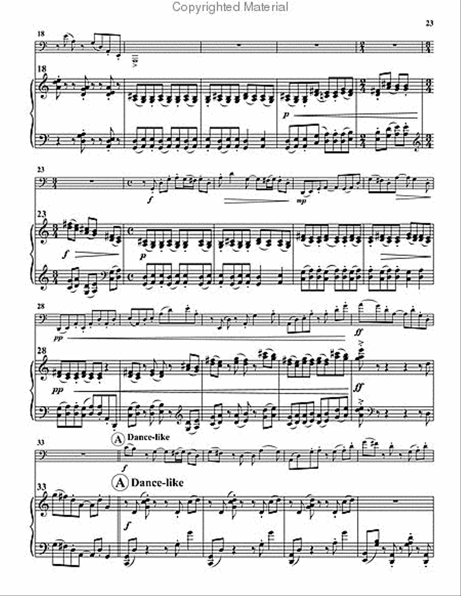 Concerto for Tuba Tuba scores gallery preview page 9