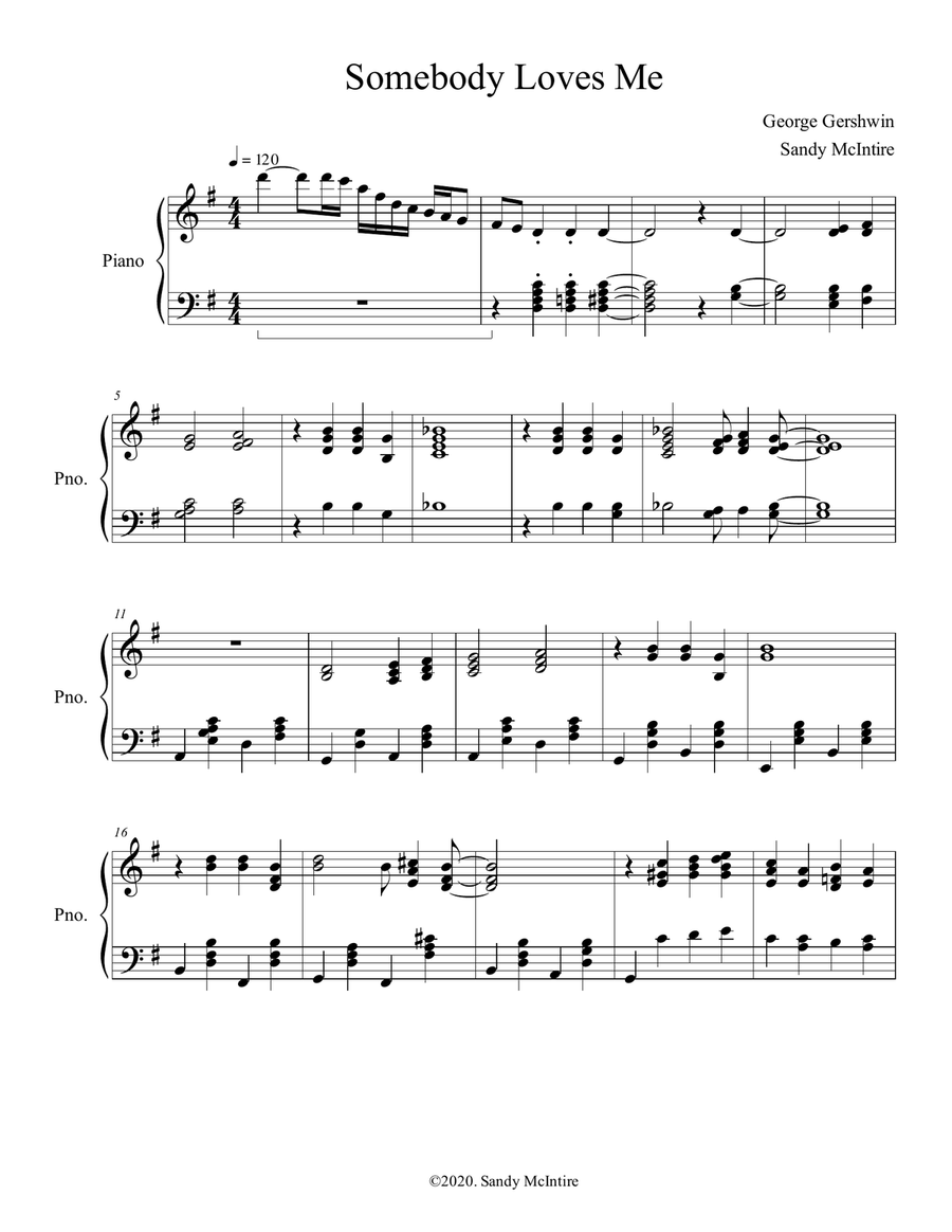 Somebody Loves Me Somebody Loves Me Piano Method scores gallery preview page 2