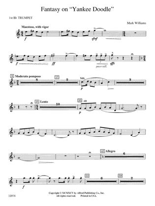 Fantasy on "Yankee Doodle": 1st B-flat Trumpet