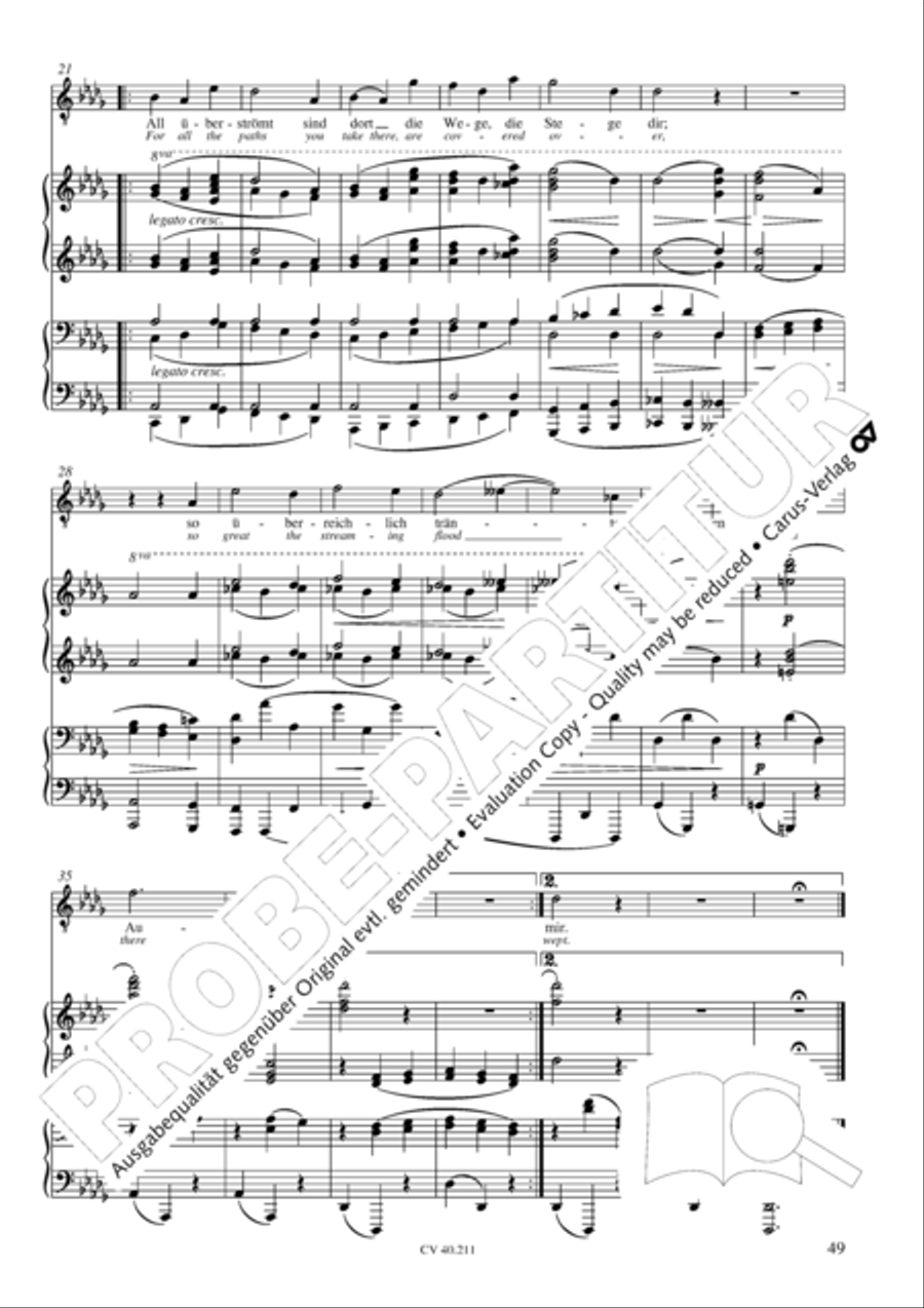 Liebeslieder-Walzer, Op. 52 Choir scores gallery preview page 50