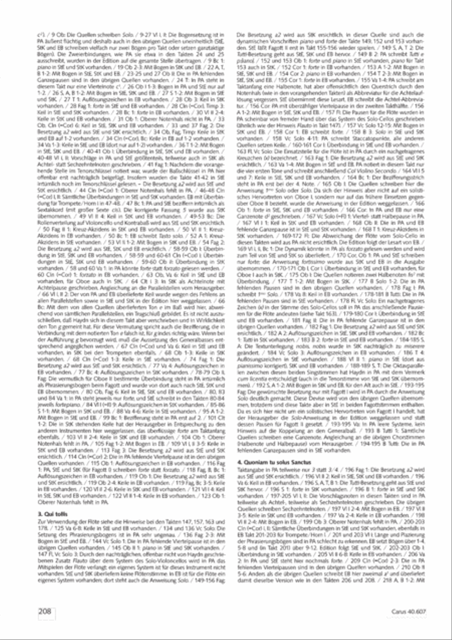 Mass in time of war (Missa in tempore belli) 4-Part scores gallery preview page 216