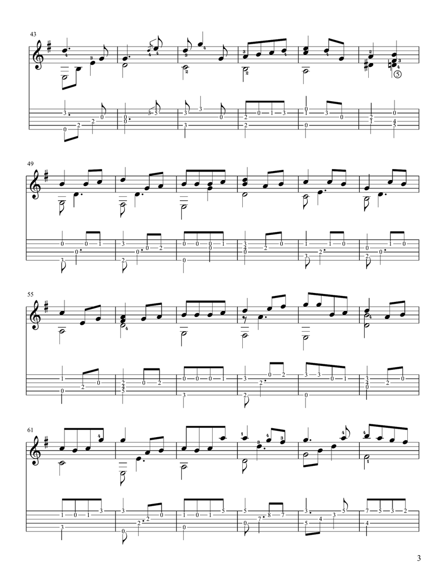 Proud of you(Guitar) Proud of you(Guitar) Small Ensemble scores gallery preview page 3