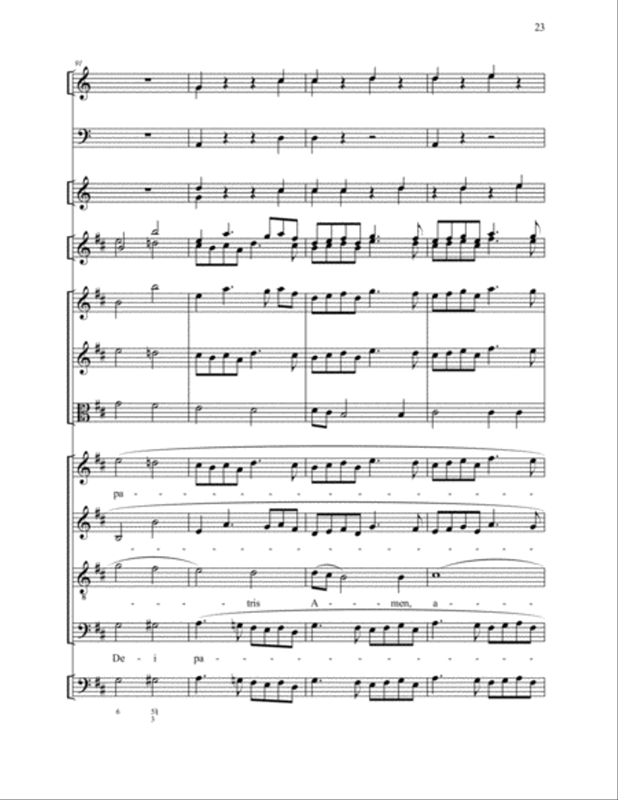 Quoniam Quoniam 4-Part scores gallery preview page 9
