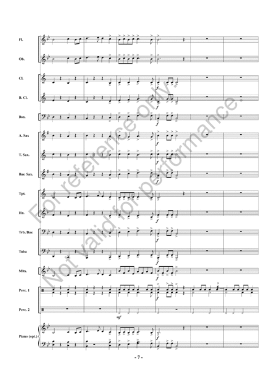 Trumpet Voluntary Trumpet Voluntary Concert Band scores gallery preview page 8
