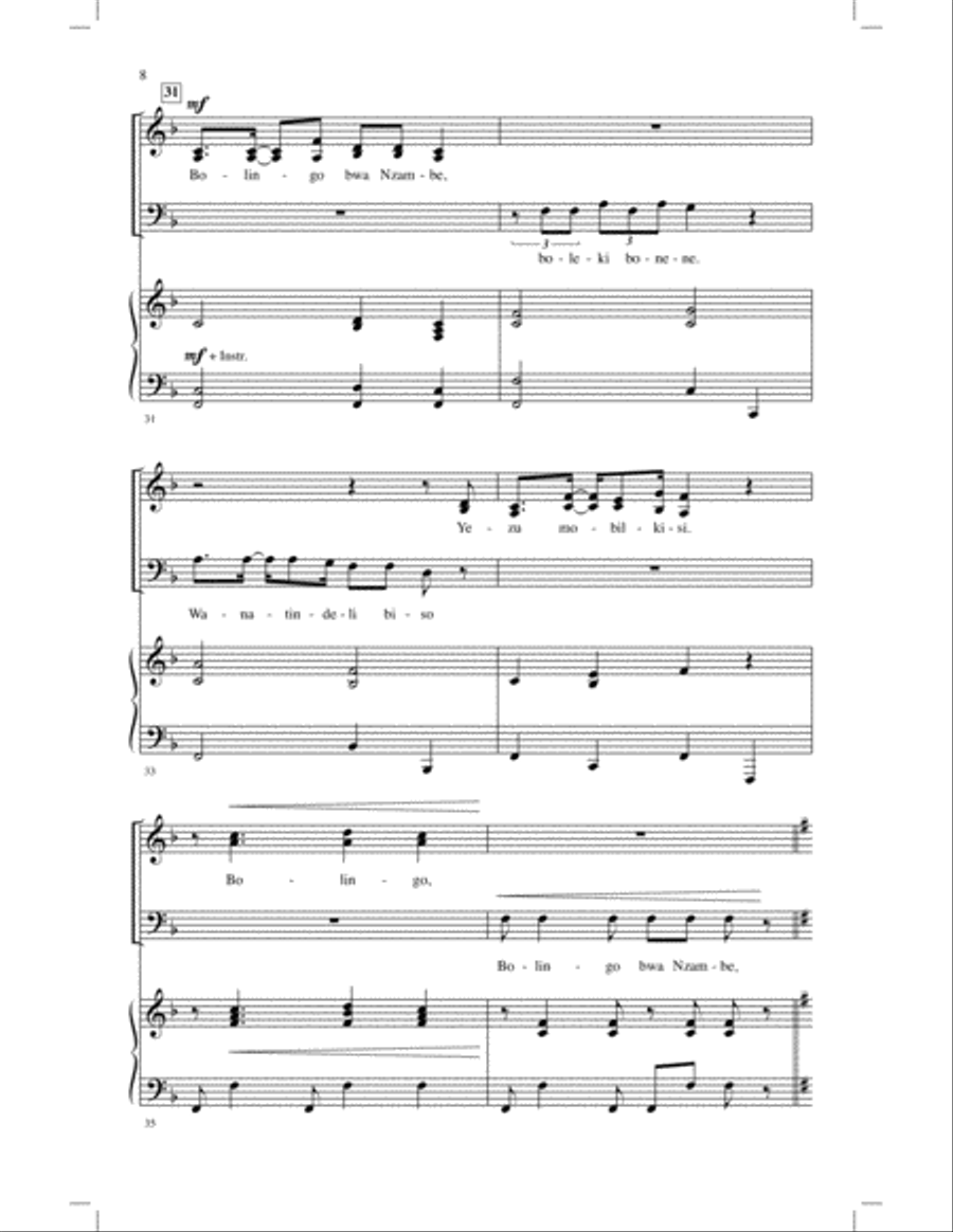 Bolingo Bolingo 3-Part scores gallery preview page 6