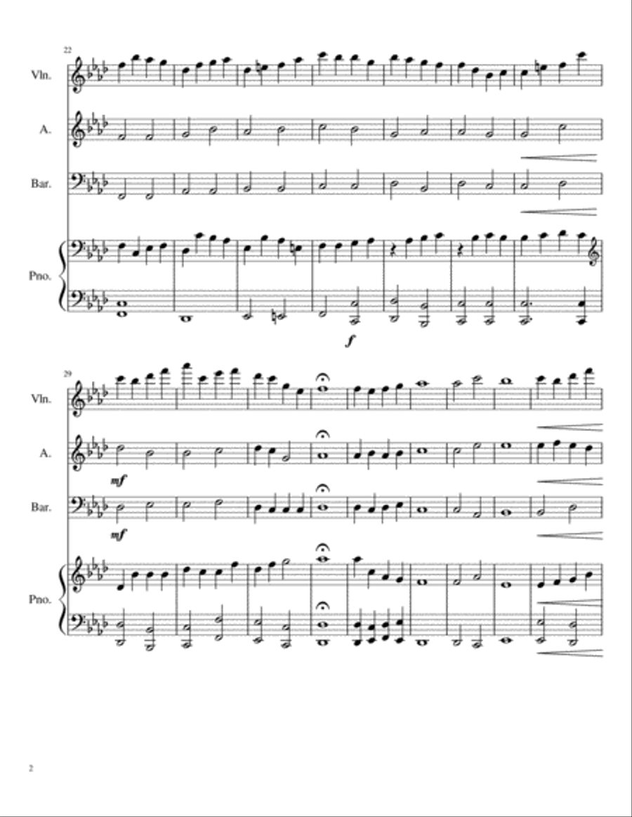 Piano Quartet Piano Quartet Piano Quartet scores gallery preview page 2