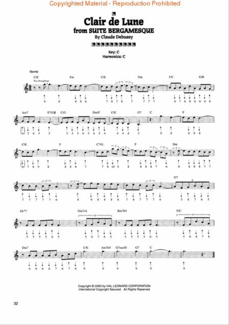 Classical Favorites for Harmonica Harmonica scores gallery preview page 4