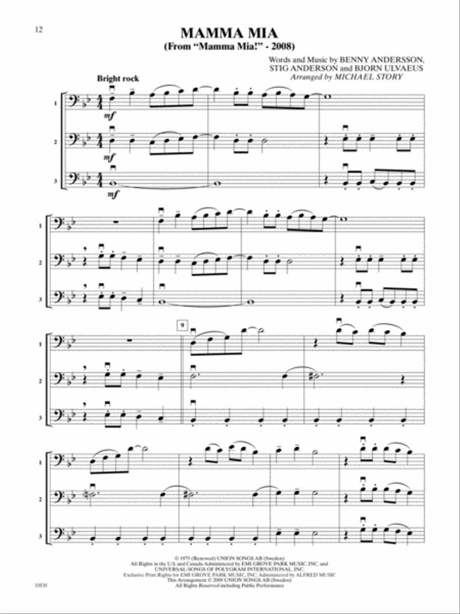 Movie Trios for All Small Ensemble scores gallery preview page 3