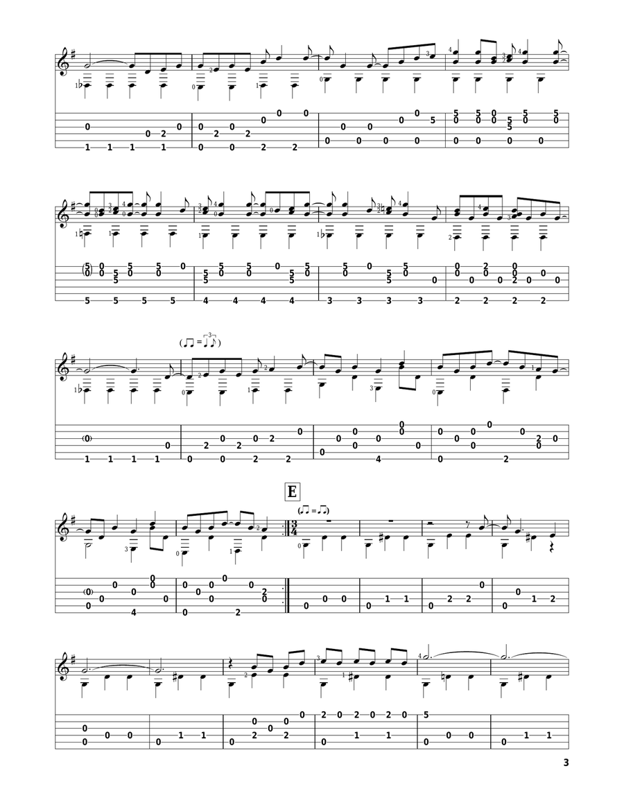 Rag Acoustic Guitar scores gallery preview page 3