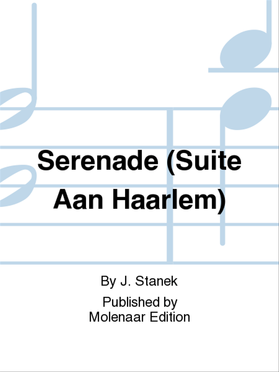 Serenade (Suite Aan Haarlem) Accordion Orchestra scores gallery preview page 1