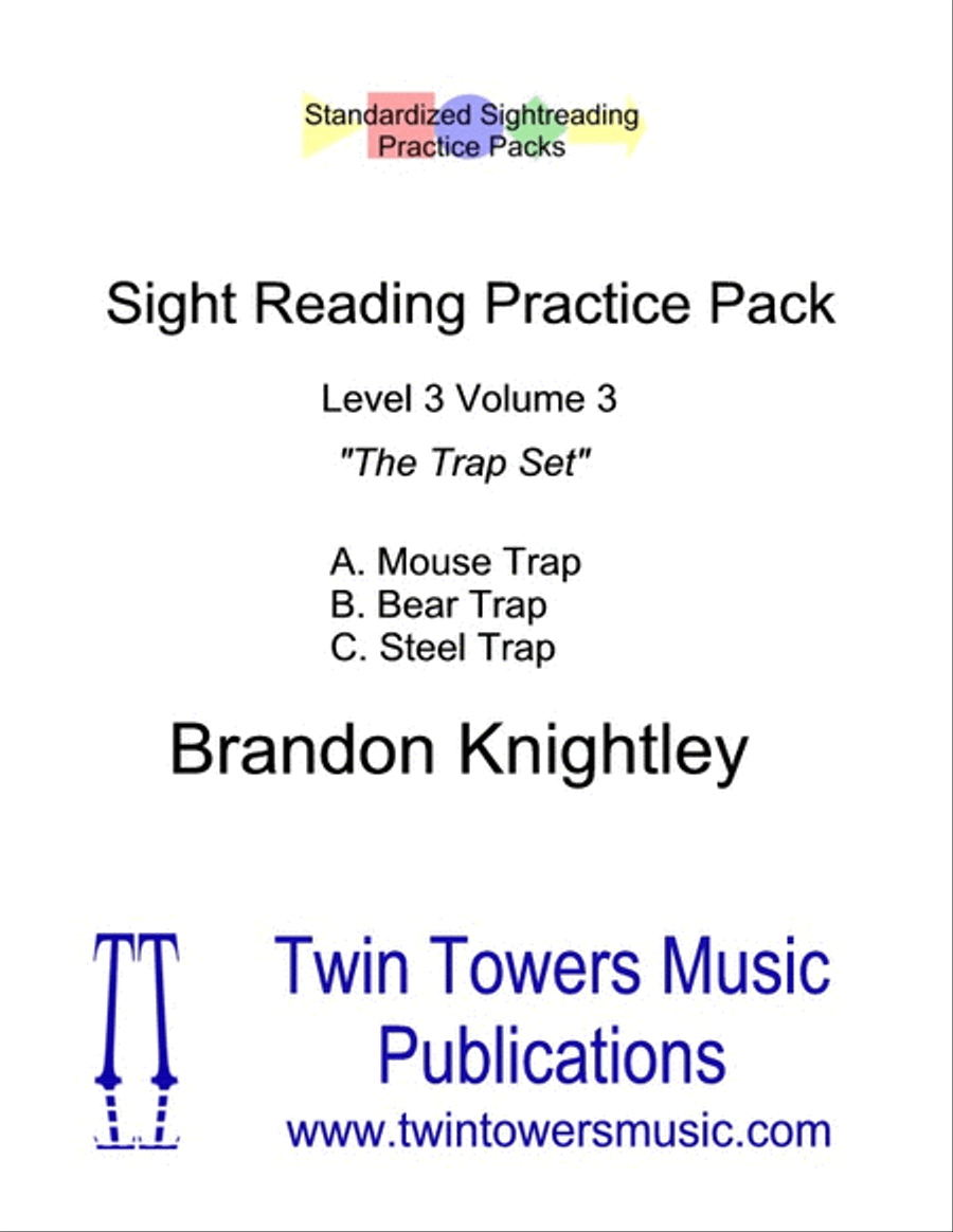 Sight Reading Practice Pack Level 3 Volume 3 Concert Band scores gallery preview page 1