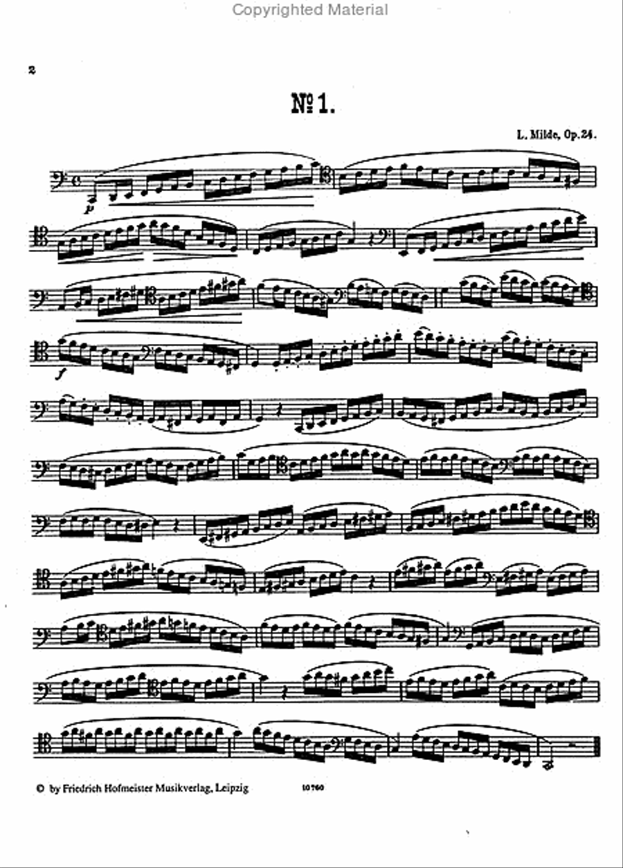 Studien über Tonleiter- und Akkordzerlegungen, op. 24 Bassoon Solo scores gallery preview page 2