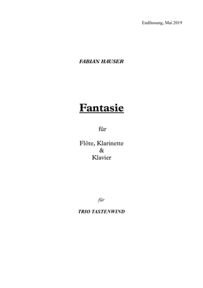 Book cover for Fantasie for Flute, Clarinet and Piano