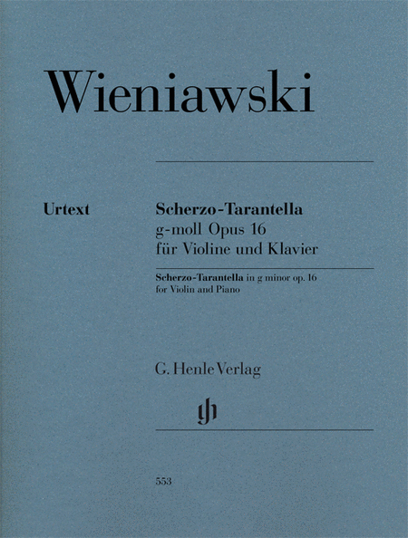 Henri Wieniawski : Scherzo-Tarantella in G minor, Op. 16