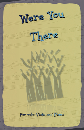 Book cover for Were You There, Gospel Hymn for Viola and Piano